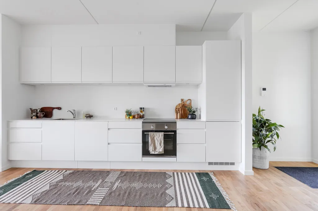 Kitchen - Modern Flat with Terrace in Albertslund