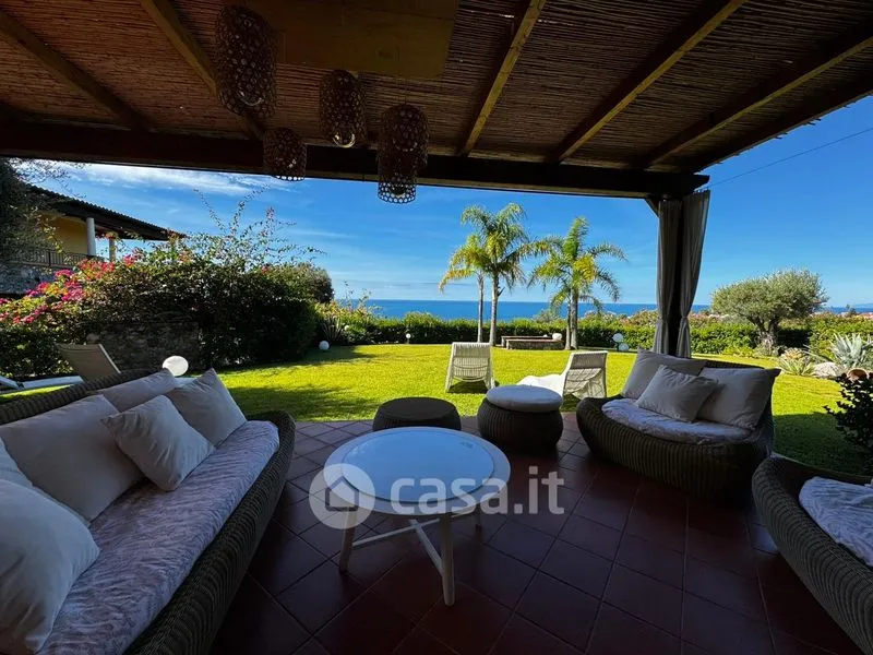 Terrasse - Villa with Sea View and Pool in Diamante