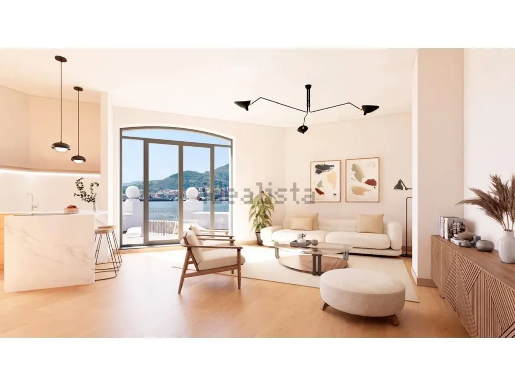 Séjour - Duplex with Sea View in Getxo
