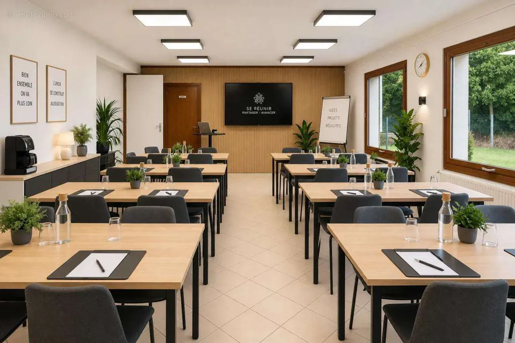 Salle à manger - Propriété de 10 Pièces avec Vue Montagne à Les Abrets