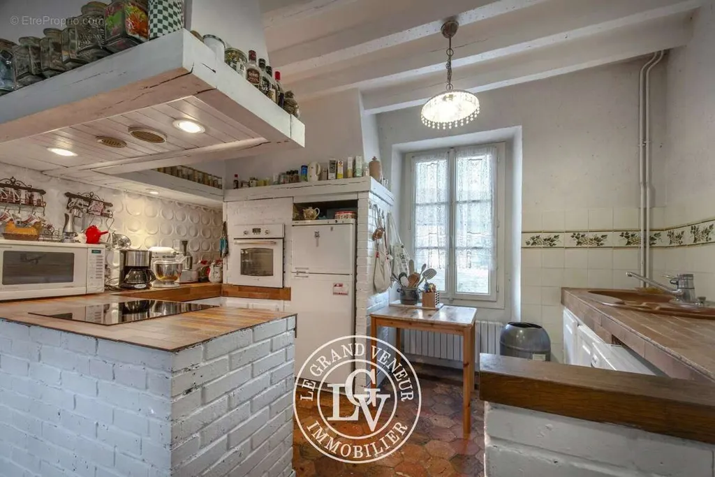 Cuisine - Longère Rénovée avec Gîte Indépendant près de Fontainebleau