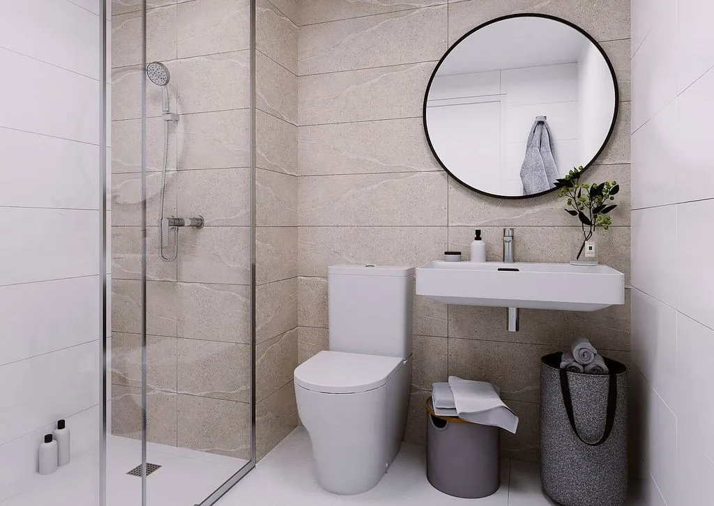 Bathrooms - New Flat with Pool in Monforte del Cid