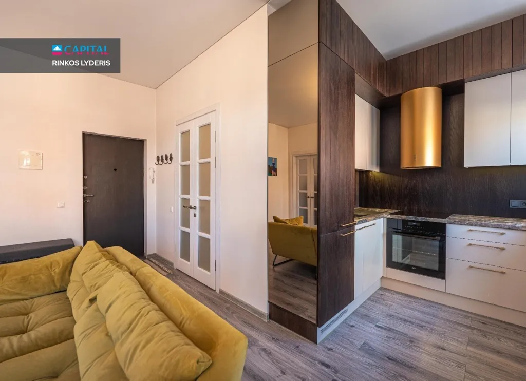 Cuisine - 2-Bedroom Apartment with Balcony in Klaipėda Centre