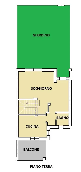 Planimetria - Villa with Balcony in Cusago
