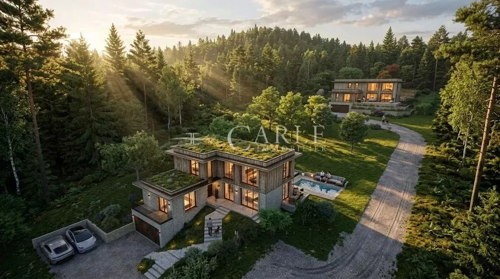 Õhuvaade - Development Land with Views in Saint-Germain-au-Mont-d'Or