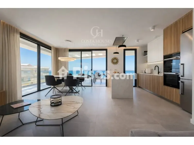 Köök - Duplex Penthouse with Sea View in Denia