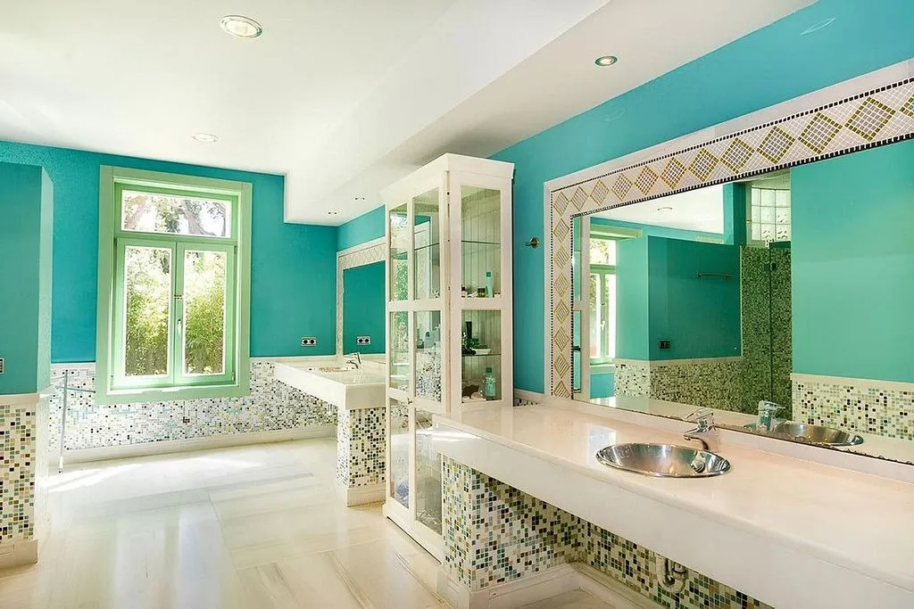 Salles de bain - Chalet with Pool and Golf View in San Roque