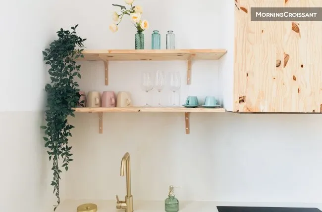 Cuisine - Appartement 2 Pièces avec Vue sur les Toits à Marseille