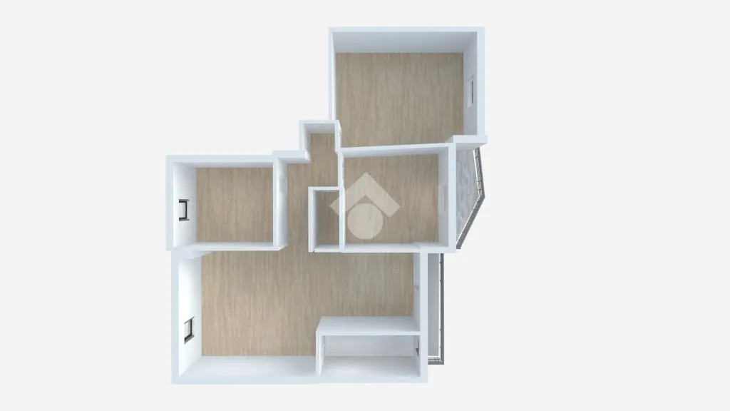 Floor Plan - Four-Bedroom Apartment with Sea View in Agrigento