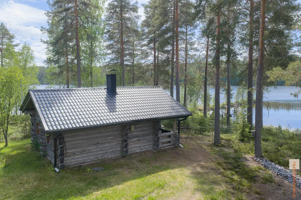 Vista aerea - Cottage with Private Lakefront in Pihtipudas