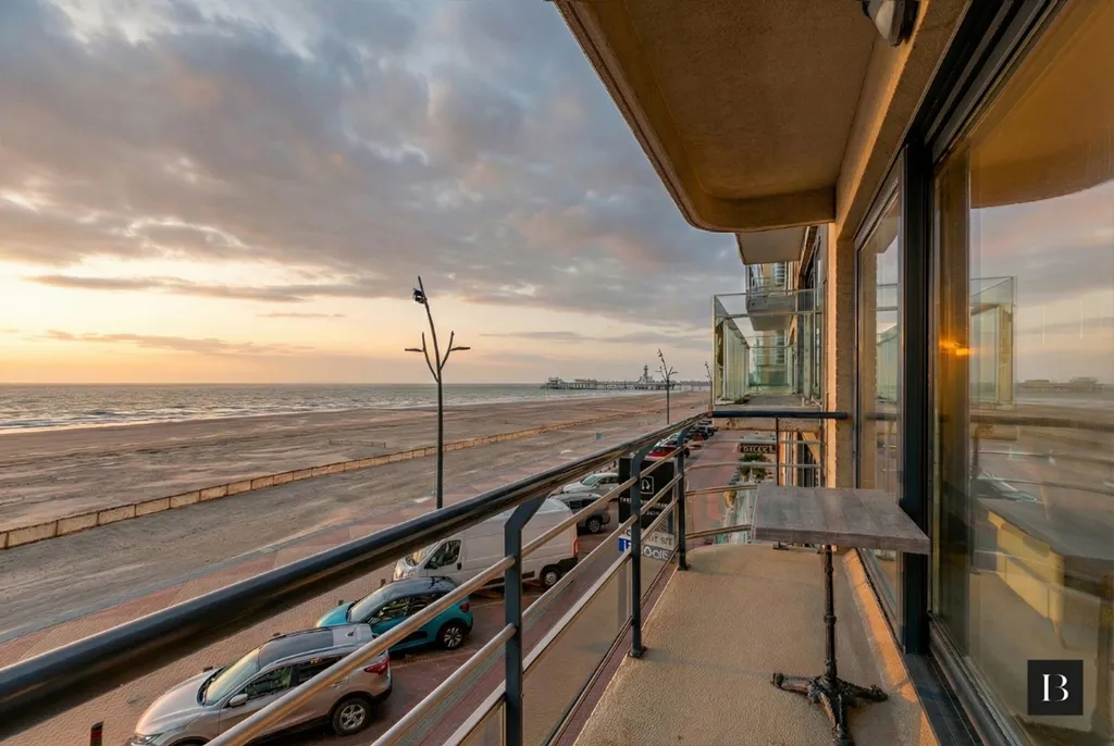 Balcon - Appartement avec Vue Mer sur la Jetée à Blankenberge