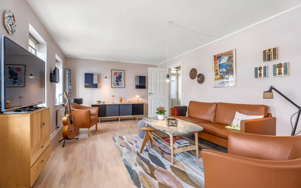Séjour - Renovated Villa with Harbour View in Nysted