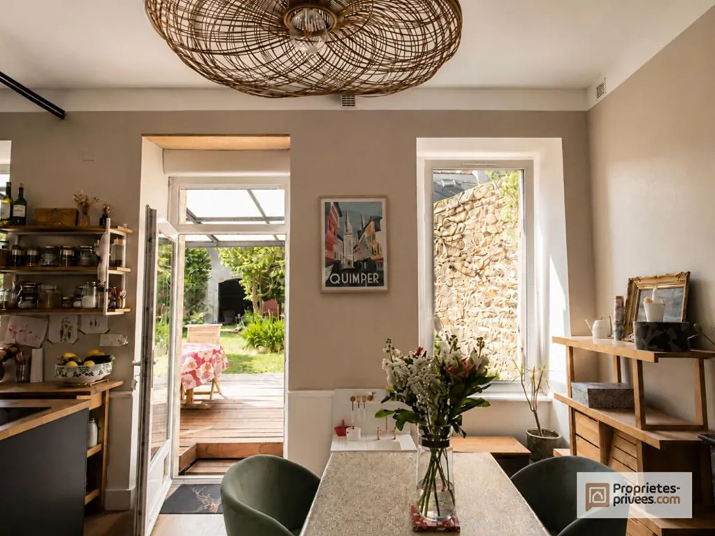 Söögituba - Duplex with Garden and Studio in Quimper Centre