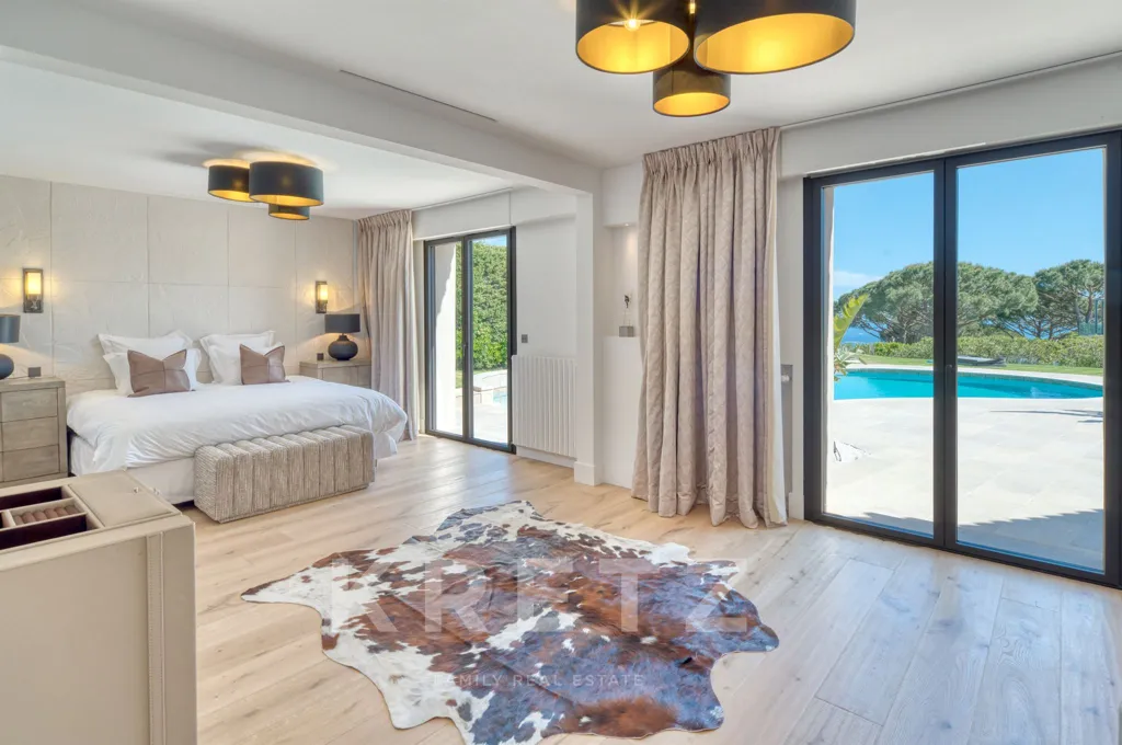 Chambres - Villa Rénovée avec Vue Mer à Cannes