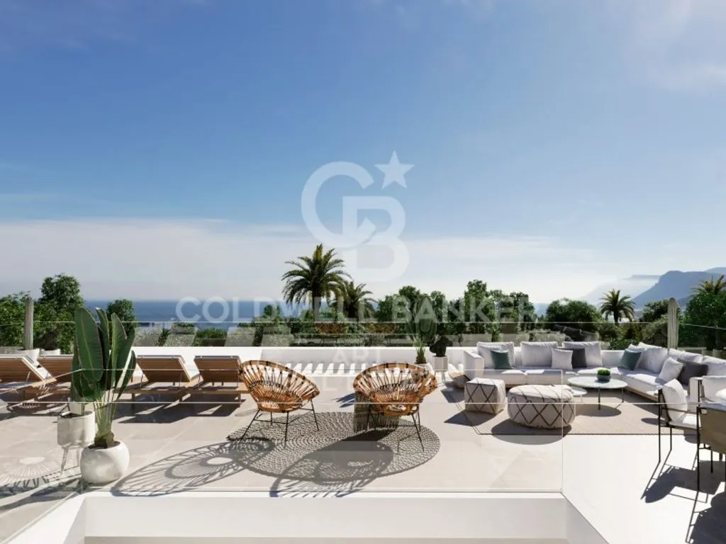 Terrasse - Luxury Villa with Sea View in Estepona