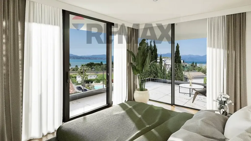 Bedrooms - Newly Built Penthouse with Pool in Sirmione