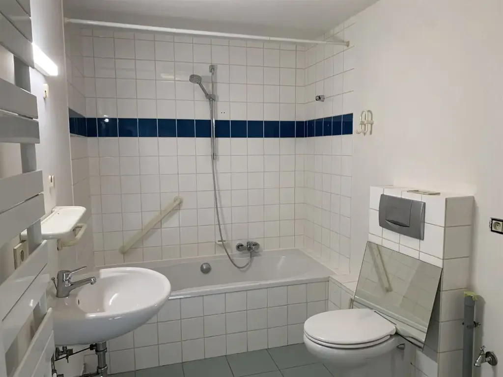 Bathrooms - Apartment with Garden Space in Sint-Joris-Winge