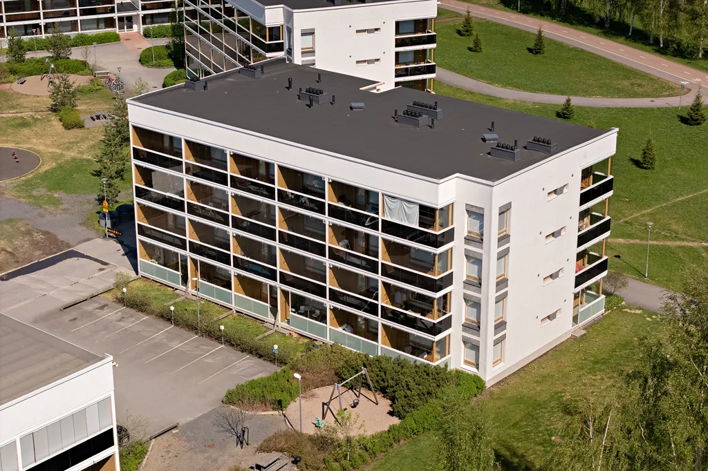 Õhuvaade - Modern Flat with Balcony in Linnanmaa, Oulu