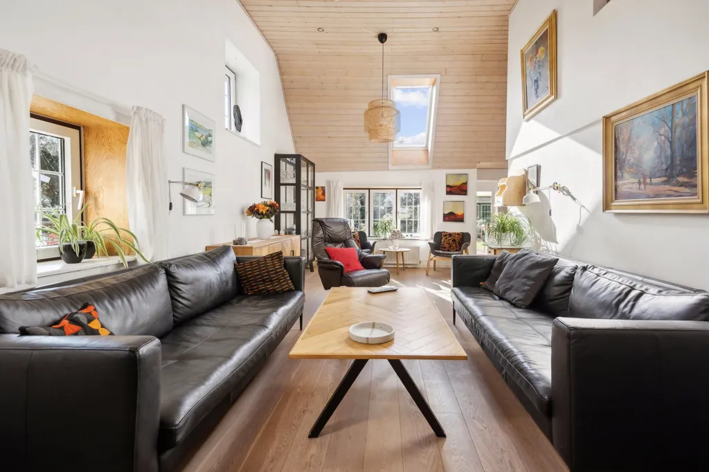 Living Room - Rural Villa with Large Garden in Agerskov