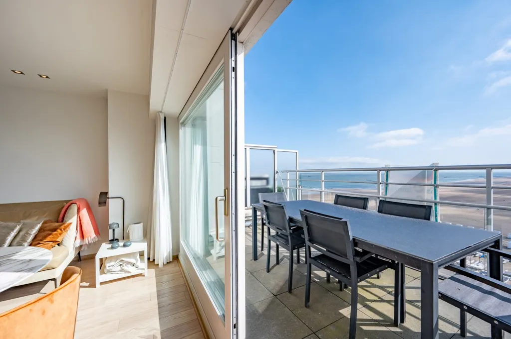 Balkon - Apartment with Sea View in Duinbergen
