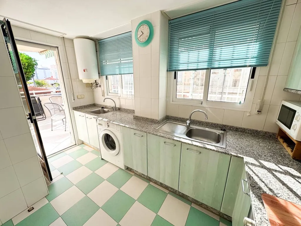 Köök - Luxury Apartment with Pool in Gandia