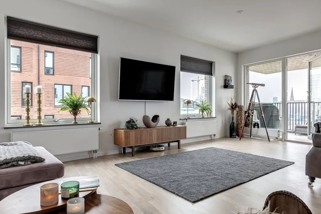 Soggiorno - Modern Flat with Sundown View in Helsingborg