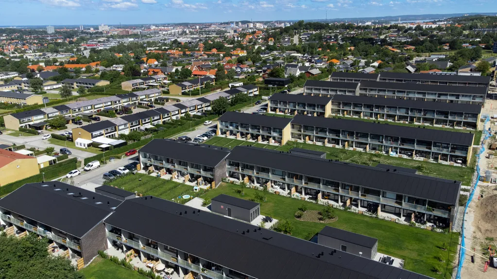 Vue aérienne - Apartment with Balcony in Aalborg SØ