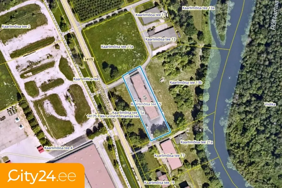 Vue aérienne - 3-Bedroom Apartment with River View in Kaarlimõisa