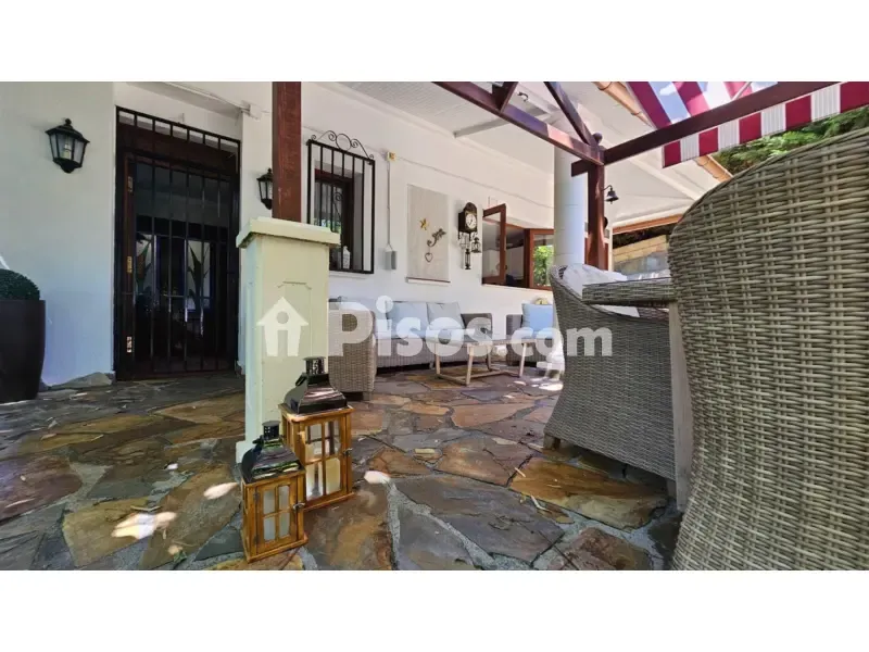 Terrace - Independent Villa with Private Pool in Gueñes