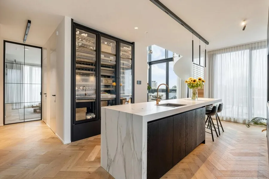 Cucina - Luxury Penthouse with Terraces in Hasselt