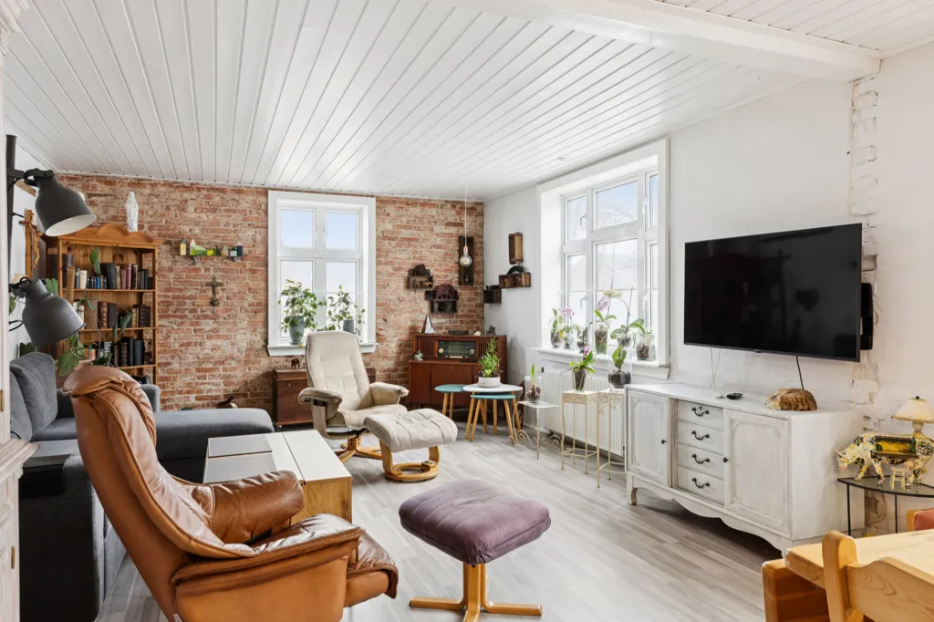 Séjour - Modernised Mason's Villa in Gørding