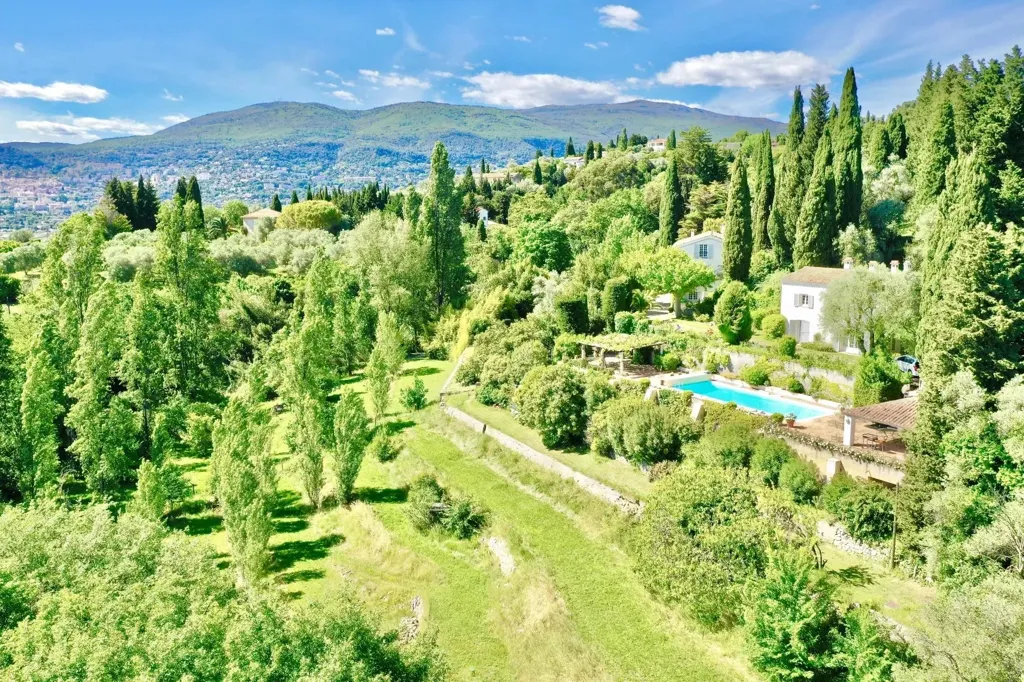 Õhuvaade - Character Bastide with Panoramic View near Valbonne