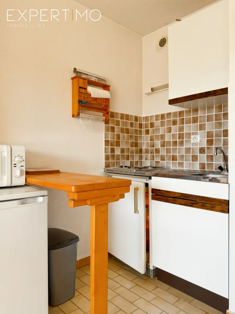 Cuisine - Studio Cabine avec Parking à Proximité de la Mer au Grau-du-Roi