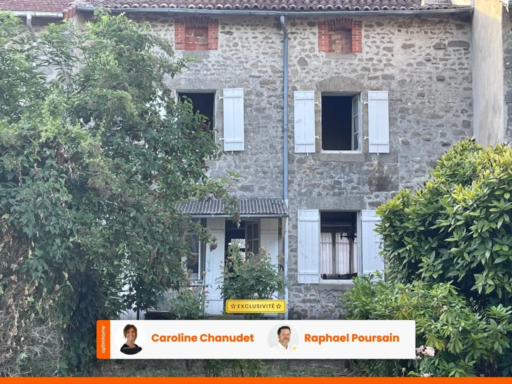 Exterior - Stone House with Garden in Châteauponsac