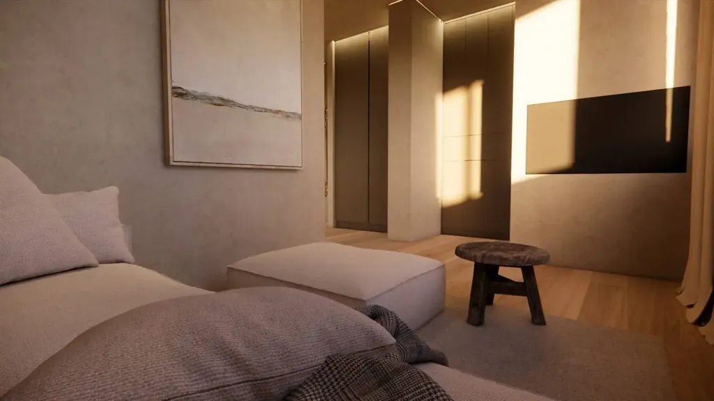 Camere da letto - Rustic-Style Flat with Balcony in Civitanova Marche