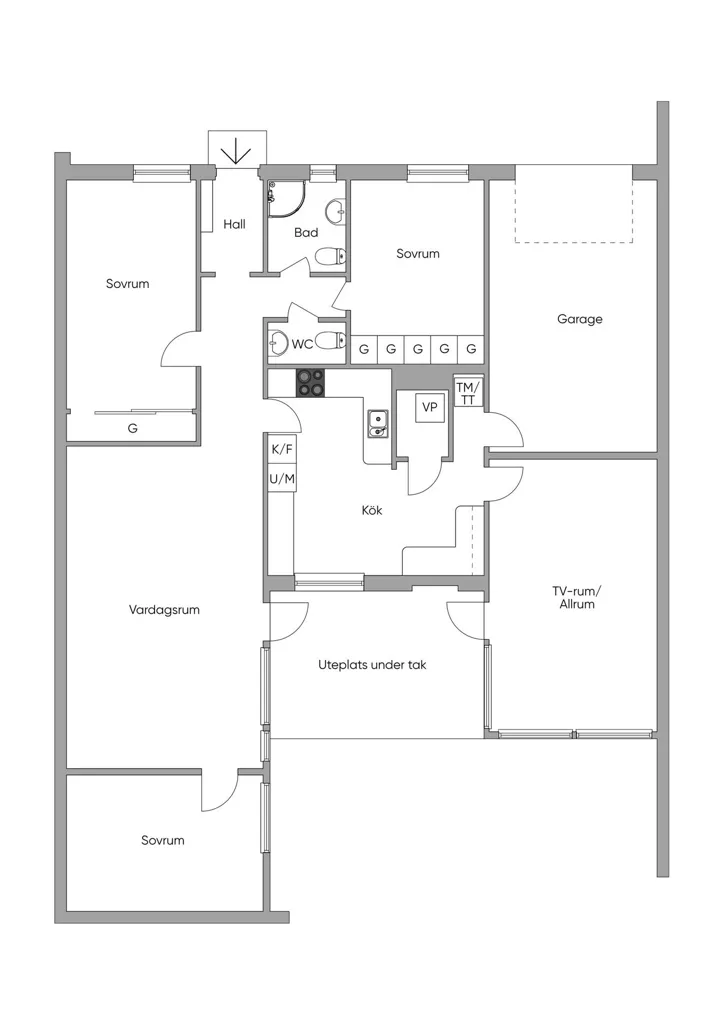 Maison 5 pièces à Partille kommun