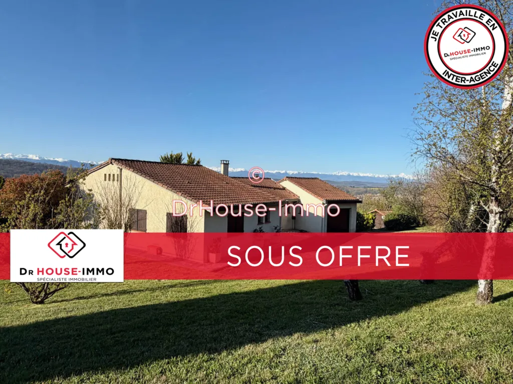 Extérieur - Villa avec Vue Panoramique sur les Pyrénées à Aurignac