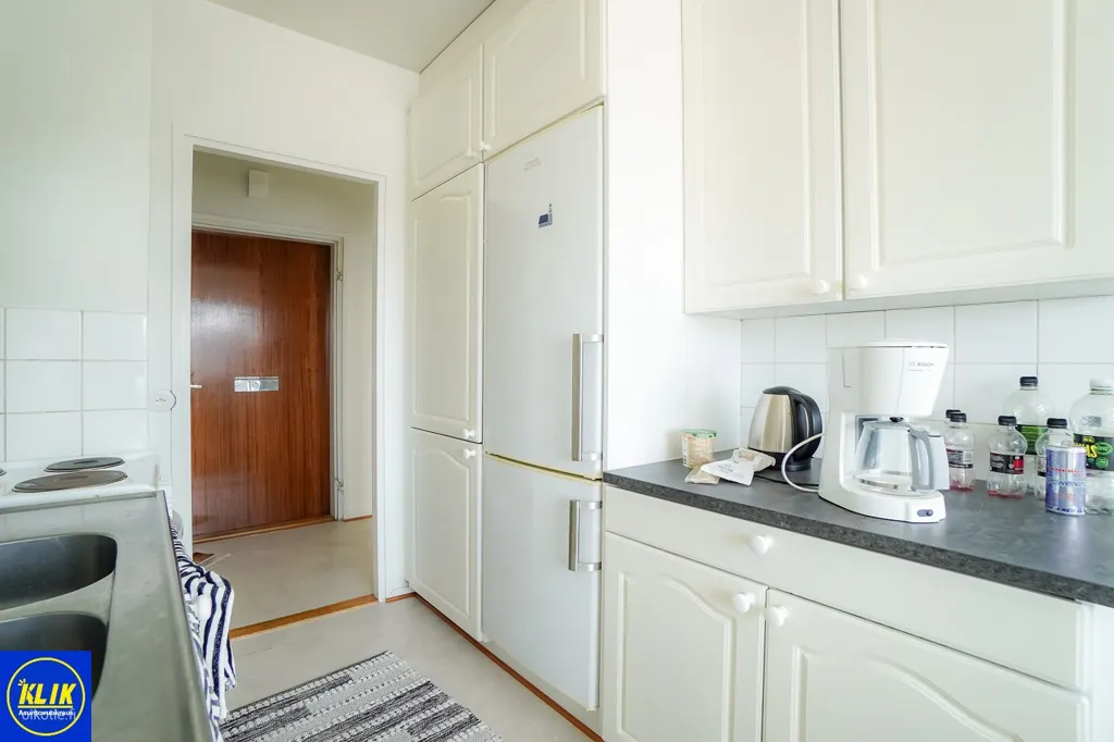 Cuisine - Bright Apartment with Balcony in Rauma Centre