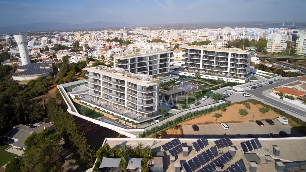 Vue aérienne - T2 Apartment with Seafront Access in Portimão