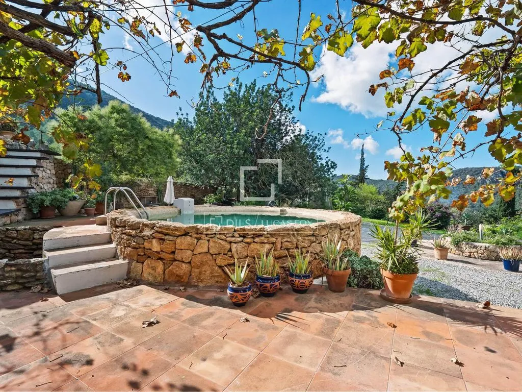 Piscine - Restored Finca with Sea View in San Jose