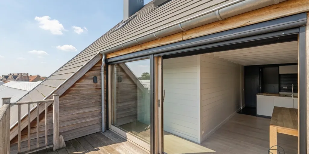 Balcon - Duplex Énergétique avec Terrasse à Roeselare