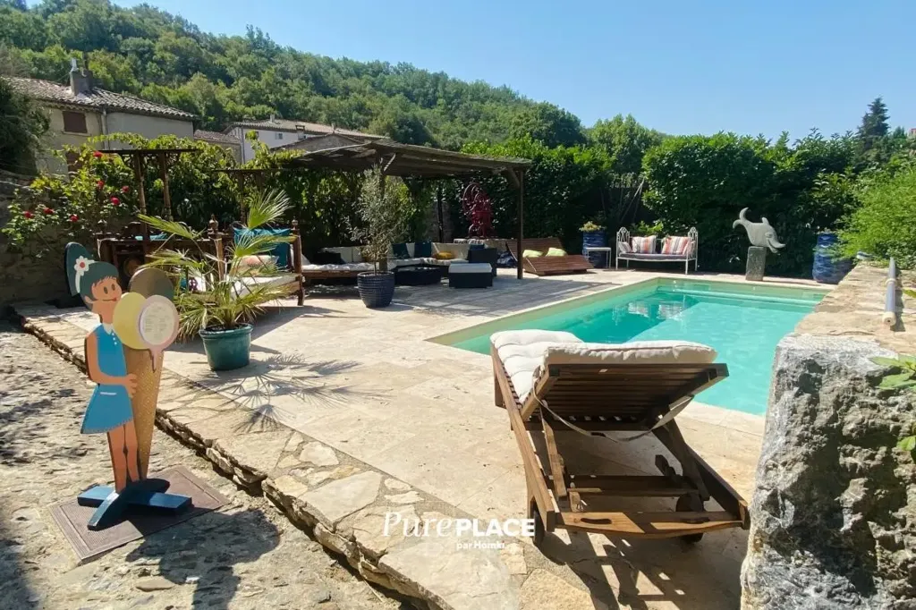 Piscine - Maison d'Hôtes de Caractère avec Piscine à Félines-Termenès