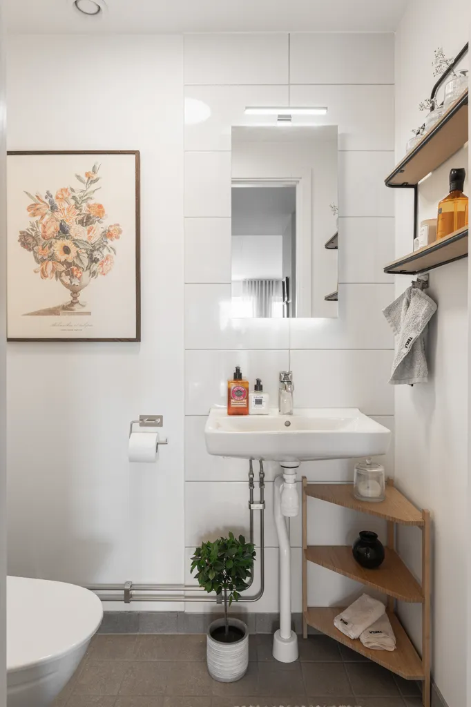 Salles de bain - Modern Apartment with Balcony in Göteborg