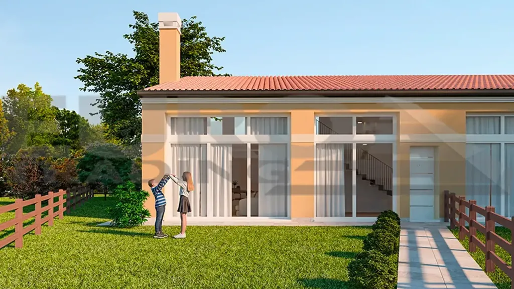 Contemporary Semi-Detached Villa in Scorze'