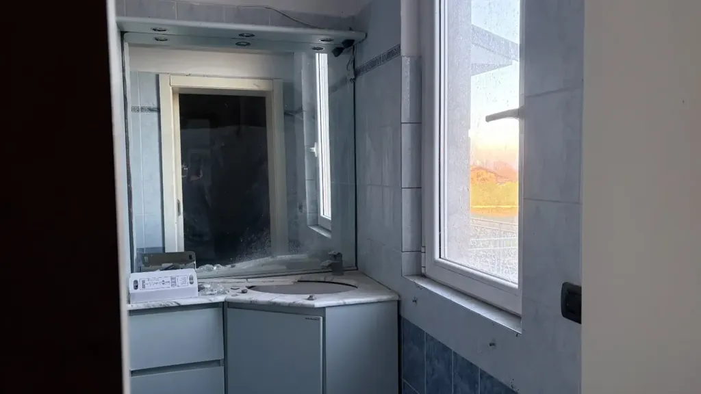 Salles de bain - Rustic Bilocale with Garden in Vigolzone