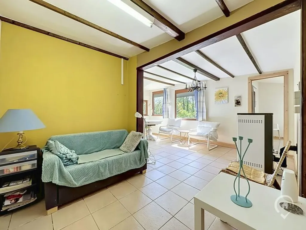 Séjour - Chalet au Calme avec Terrasse à Somme-Leuze