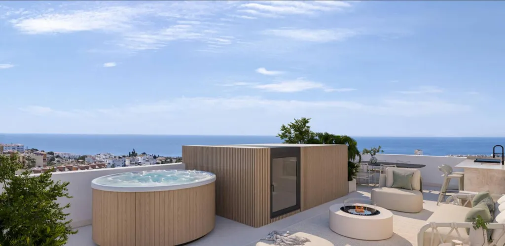 Terrass - House with Sea View and Pool in Mijas