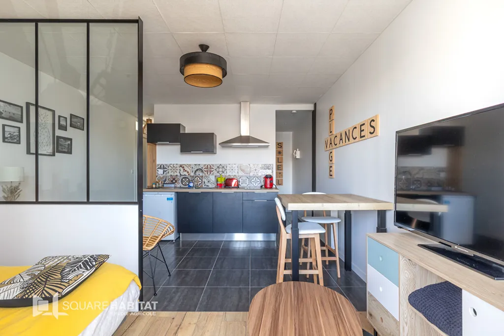 Chambres - Studio avec balcon au sud à Saint-Hilaire-de-Riez