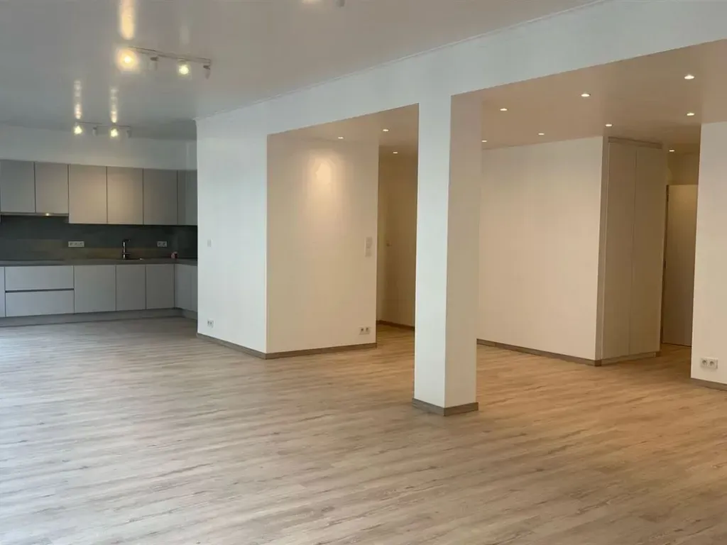Cuisine - Appartement rénové avec vue sur les maisons néoclassiques à Anvers