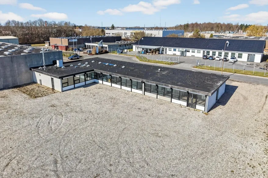 Aerial - Warehouse with Office Space in Ishøj